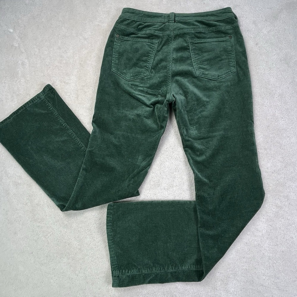 Pilcro Anthropologie Green Corduroy Bootcut Pants Sz 29 Fall Forest Flare - Picture 3 of 12